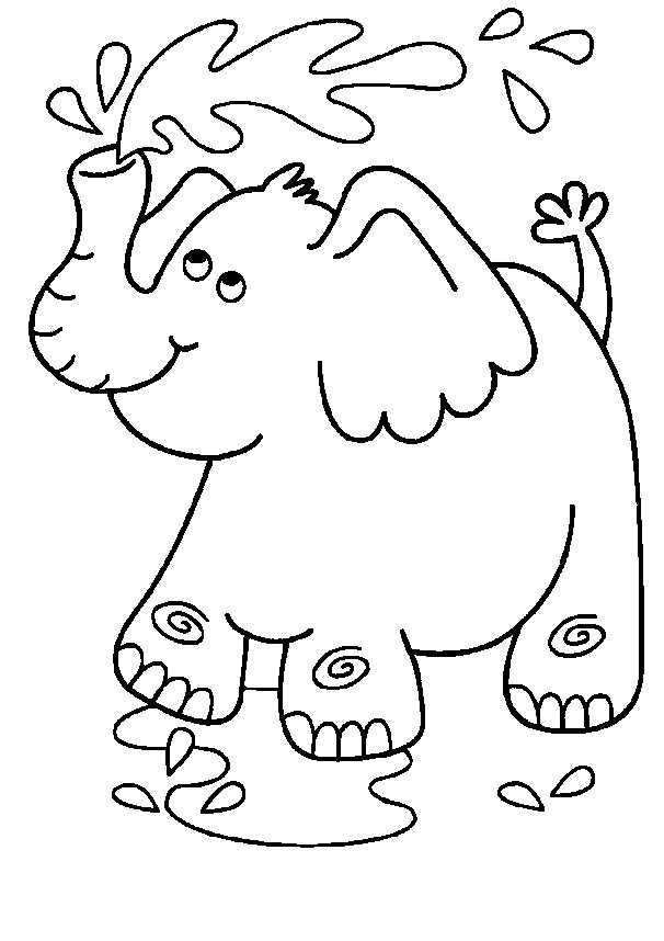 Malvorlage: Elefant (Tiere) #6461 - Kostenlose Malvorlagen zum Ausdrucken