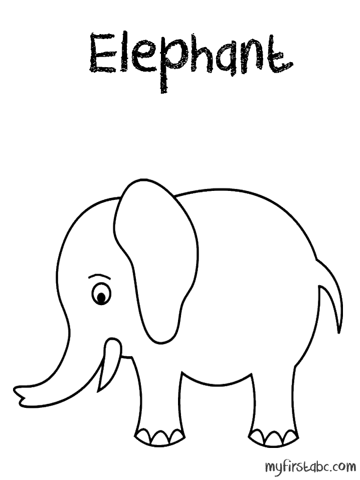 Malvorlage: Elefant (Tiere) #6464 - Kostenlose Malvorlagen zum Ausdrucken