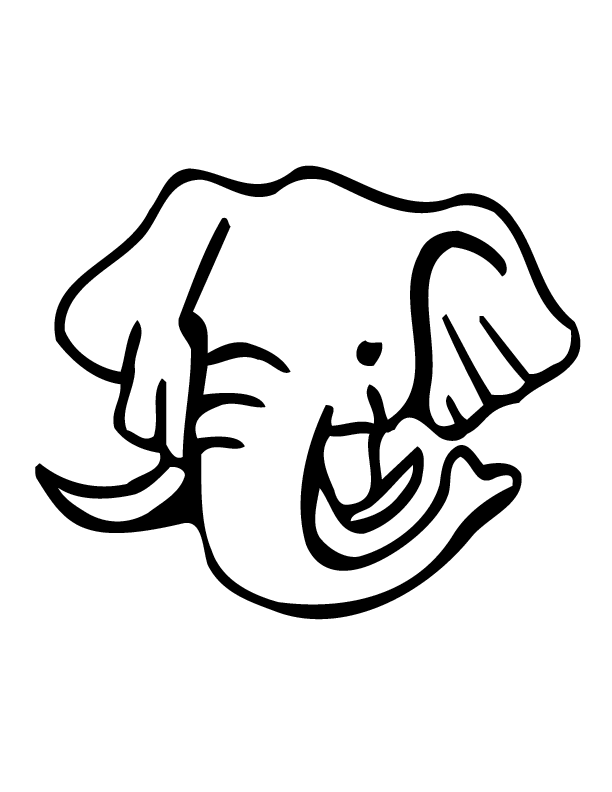 Malvorlage: Elefant (Tiere) #6468 - Kostenlose Malvorlagen zum Ausdrucken