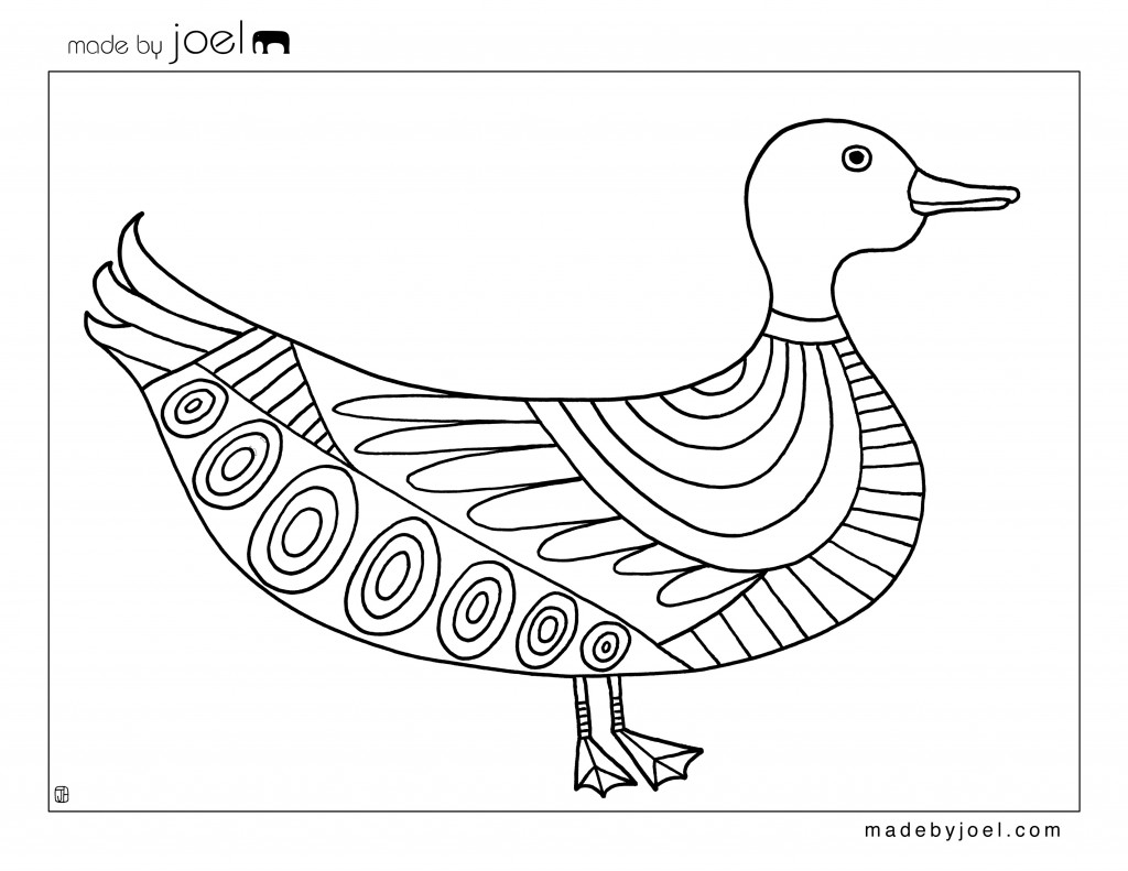 Malvorlage: Ente (Tiere) #1468 - Kostenlose Malvorlagen zum Ausdrucken