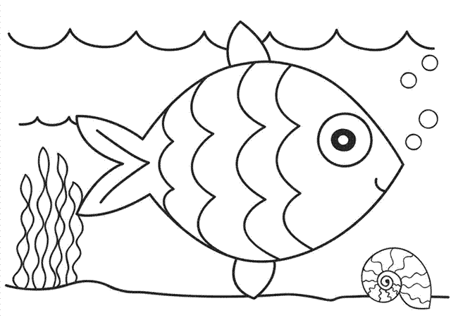 Malvorlage: Fisch (Tiere) #17032 - Kostenlose Malvorlagen zum Ausdrucken