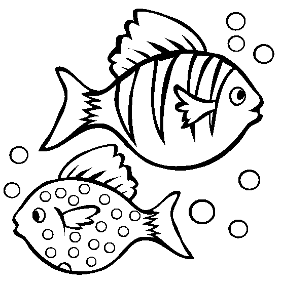 Malvorlage: Fisch (Tiere) #17041 - Kostenlose Malvorlagen zum Ausdrucken