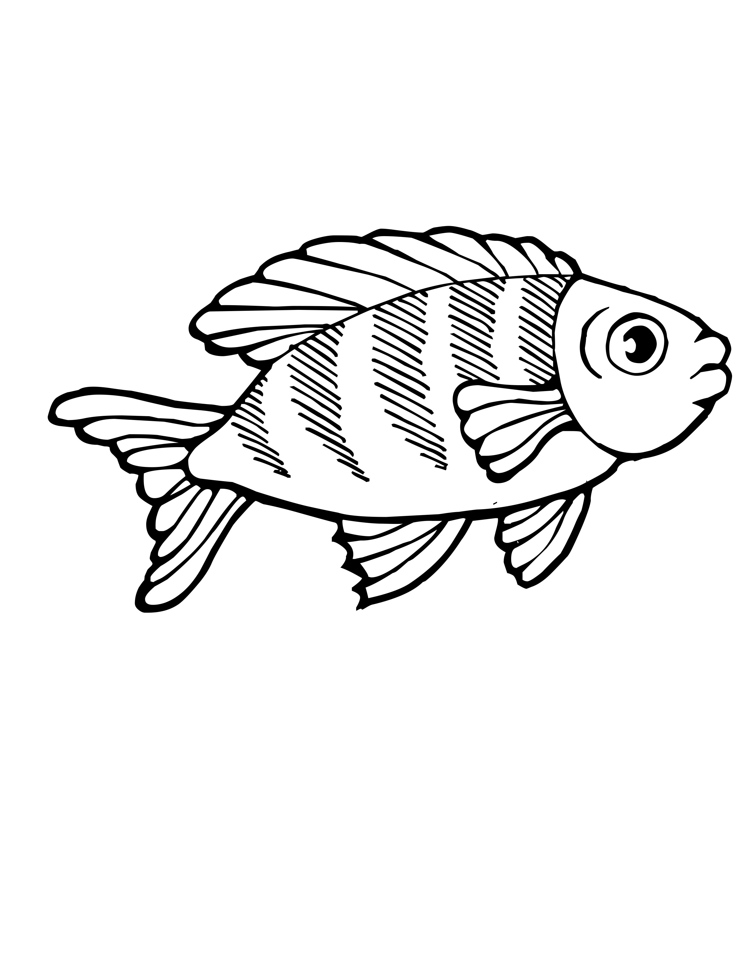 Malvorlage: Fisch (Tiere) #17064 - Kostenlose Malvorlagen zum Ausdrucken