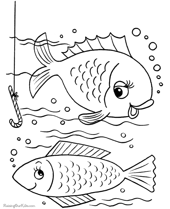 Malvorlage: Fisch (Tiere) #17167 - Kostenlose Malvorlagen zum Ausdrucken