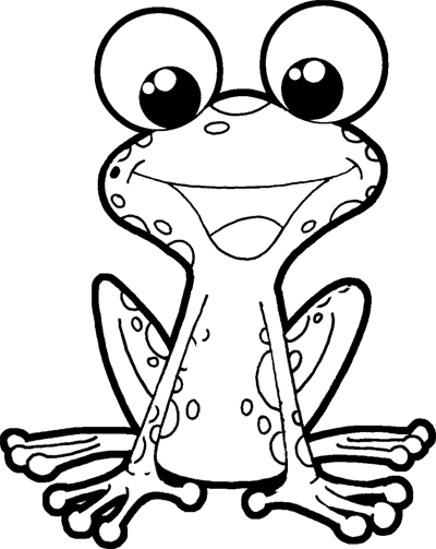 Malvorlage: Frosch (Tiere) #7622 - Kostenlose Malvorlagen zum Ausdrucken