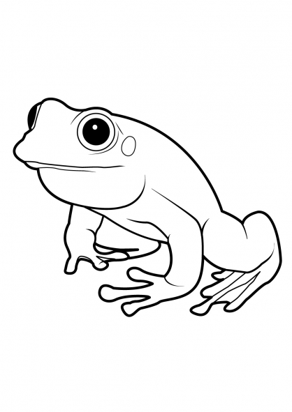 Malvorlage: Frosch (Tiere) #7648 - Kostenlose Malvorlagen zum Ausdrucken
