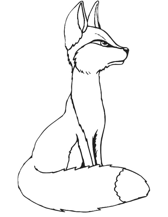 Malvorlage: Fuchs (Tiere) #14997 - Kostenlose Malvorlagen zum Ausdrucken