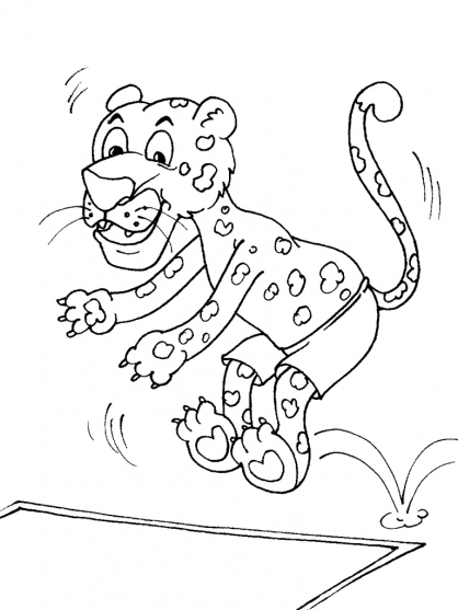 Malvorlage: Gepard (Tiere) #7989 - Kostenlose Malvorlagen zum Ausdrucken