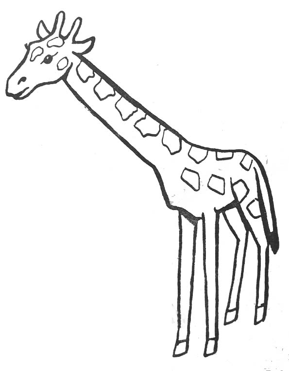 Malvorlage: Giraffe (Tiere) #7230 - Kostenlose Malvorlagen zum Ausdrucken