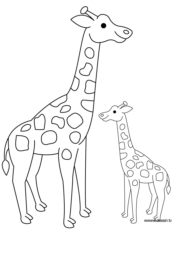 Malvorlage: Giraffe (Tiere) #7259 - Kostenlose Malvorlagen zum Ausdrucken