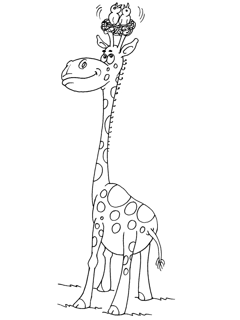 Malvorlage: Giraffe (Tiere) #7284 - Kostenlose Malvorlagen zum Ausdrucken