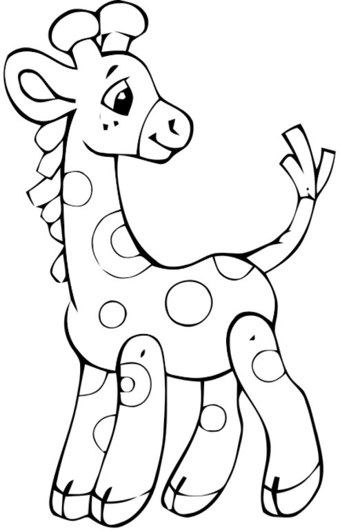 Malvorlage: Giraffe (Tiere) #7290 - Kostenlose Malvorlagen zum Ausdrucken