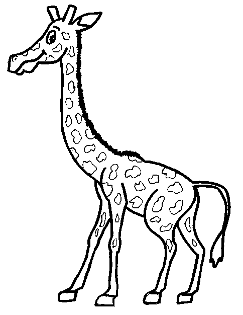 Malvorlage: Giraffe (Tiere) #7294 - Kostenlose Malvorlagen zum Ausdrucken