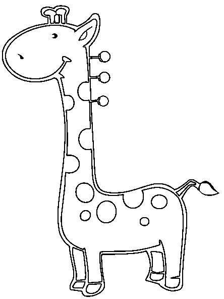 Malvorlage: Giraffe (Tiere) #7298 - Kostenlose Malvorlagen zum Ausdrucken