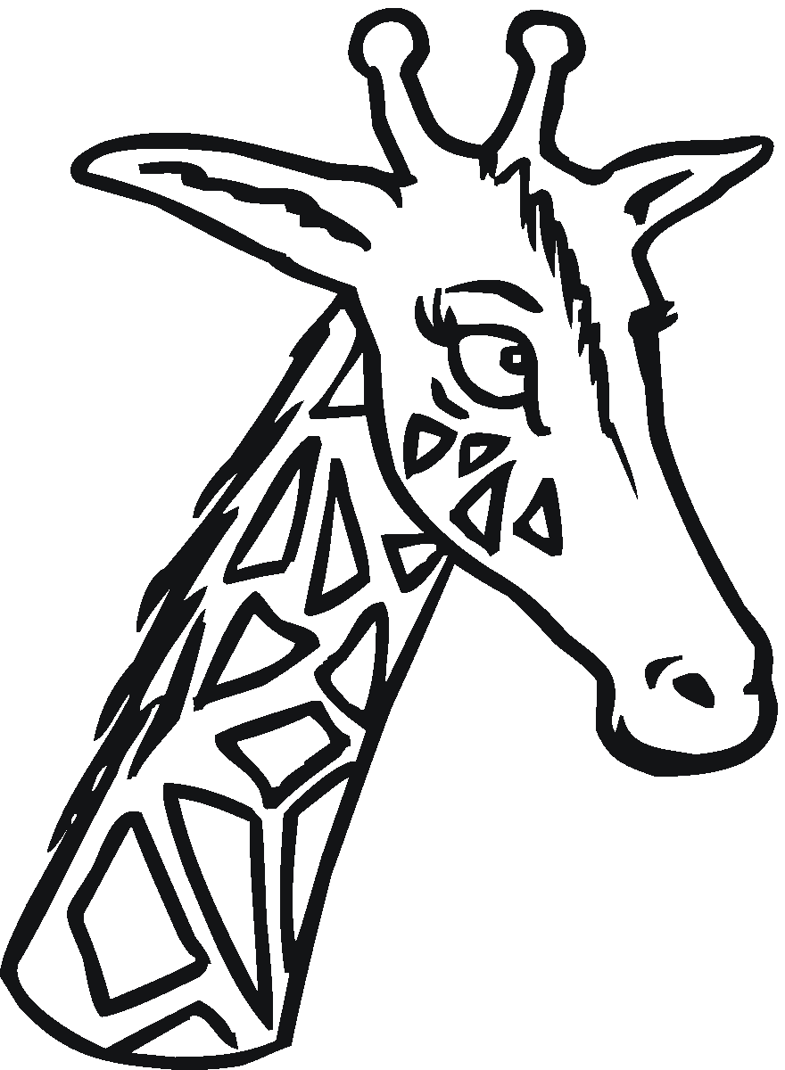 Malvorlage: Giraffe (Tiere) #7313 - Kostenlose Malvorlagen zum Ausdrucken