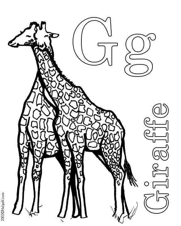 Malvorlage: Giraffe (Tiere) #7316 - Kostenlose Malvorlagen zum Ausdrucken