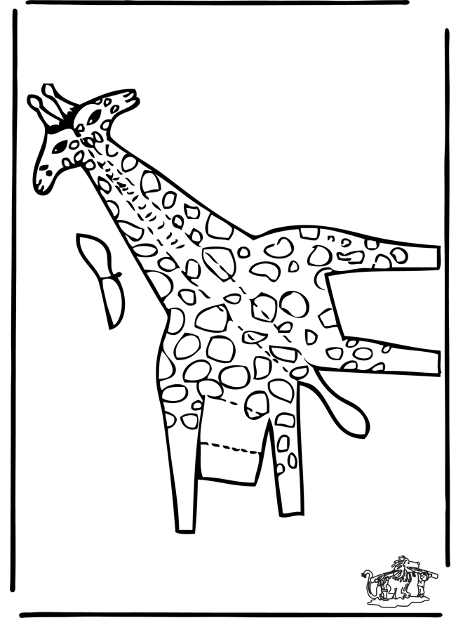 Malvorlage: Giraffe (Tiere) #7320 - Kostenlose Malvorlagen zum Ausdrucken