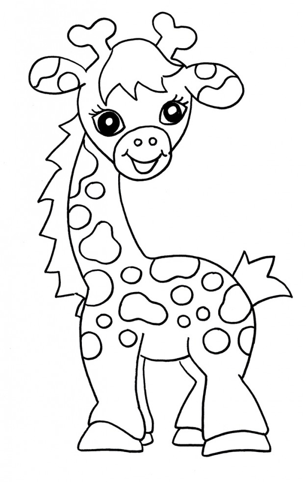Malvorlage: Giraffe (Tiere) #7358 - Kostenlose Malvorlagen zum Ausdrucken