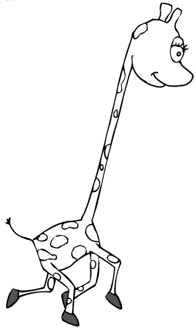 Malvorlage: Giraffe (Tiere) #7364 - Kostenlose Malvorlagen zum Ausdrucken