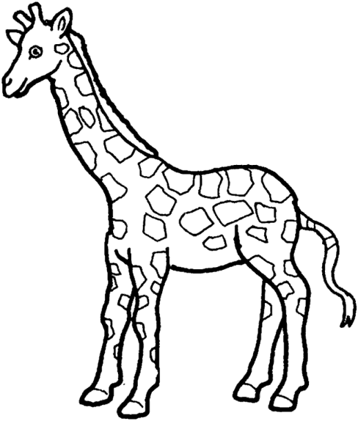 Malvorlage: Giraffe (Tiere) #7387 - Kostenlose Malvorlagen zum Ausdrucken