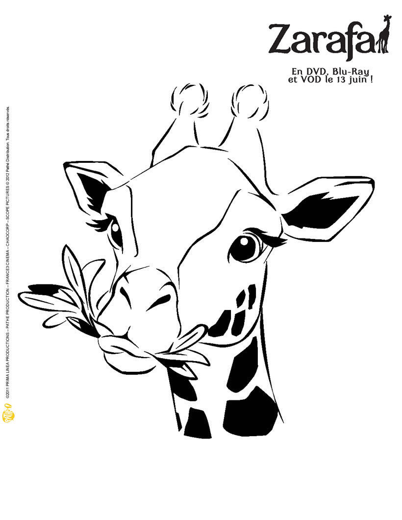 Malvorlage: Giraffe (Tiere) #7402 - Kostenlose Malvorlagen zum Ausdrucken