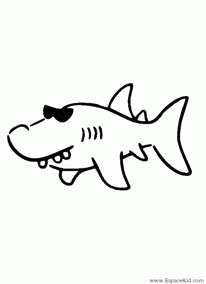 Malvorlage: Hai (Tiere) #14889 - Kostenlose Malvorlagen zum Ausdrucken