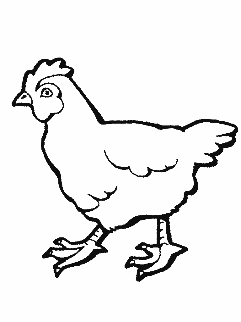 Malvorlage: Henne (Tiere) #17488 - Kostenlose Malvorlagen zum Ausdrucken