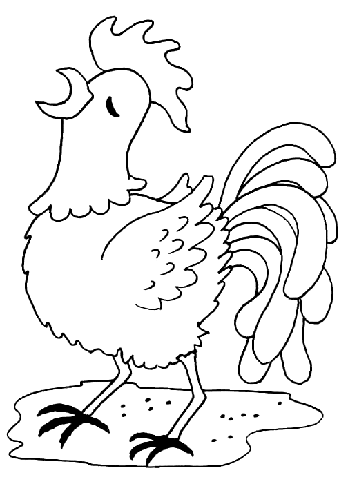 Malvorlage: Henne (Tiere) #17560 - Kostenlose Malvorlagen zum Ausdrucken