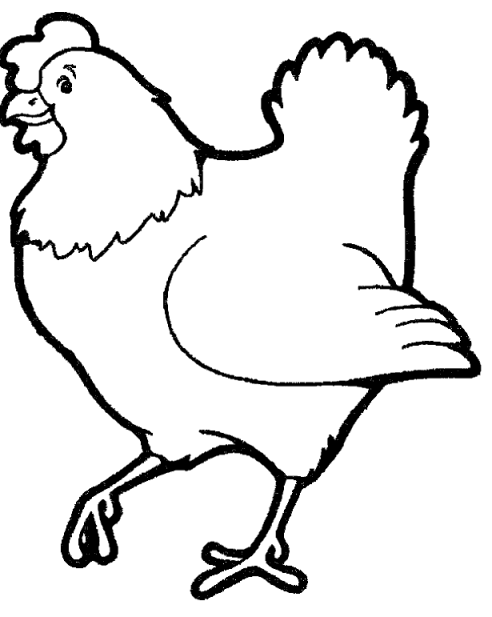 Malvorlage: Huhn (Tiere) #17250 - Kostenlose Malvorlagen zum Ausdrucken