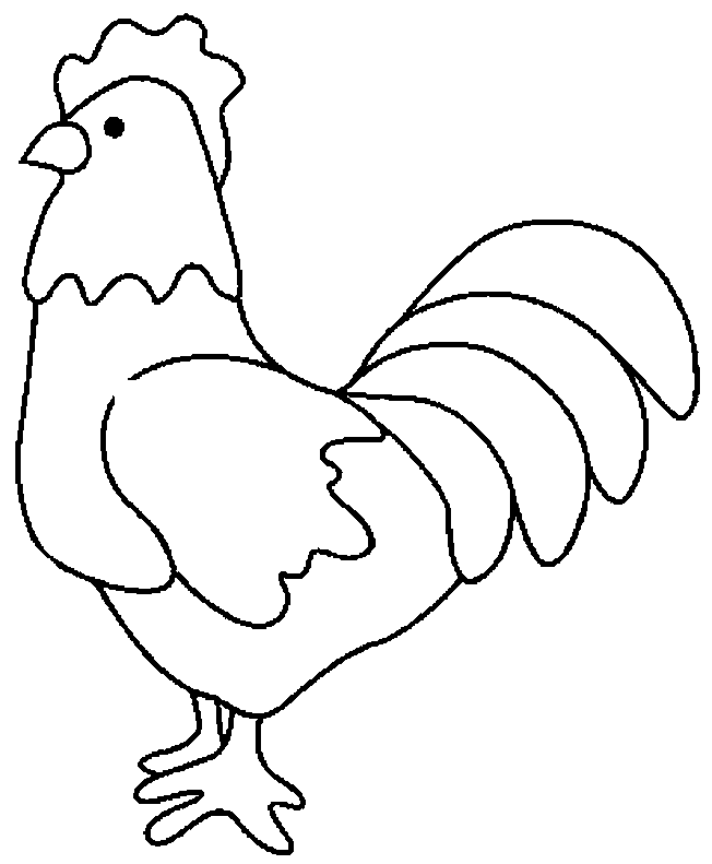 Malvorlage: Huhn (Tiere) #17284 - Kostenlose Malvorlagen zum Ausdrucken