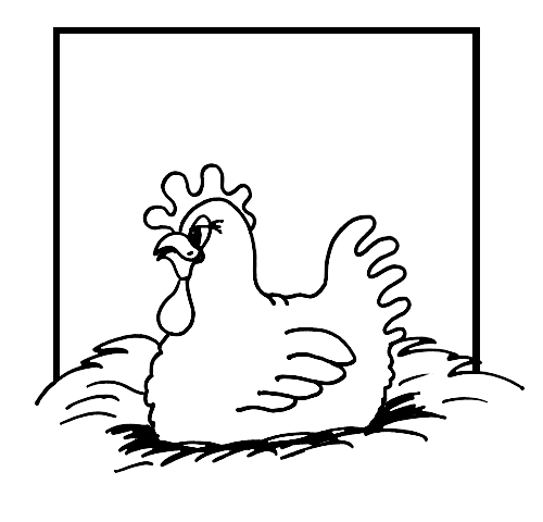 Malvorlage: Huhn (Tiere) #17358 - Kostenlose Malvorlagen zum Ausdrucken