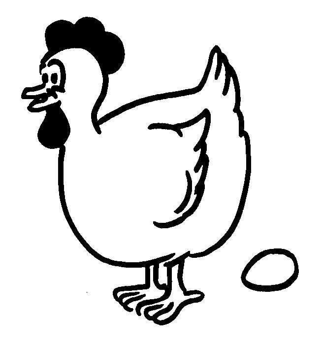 Malvorlage: Huhn (Tiere) #17391 - Kostenlose Malvorlagen zum Ausdrucken