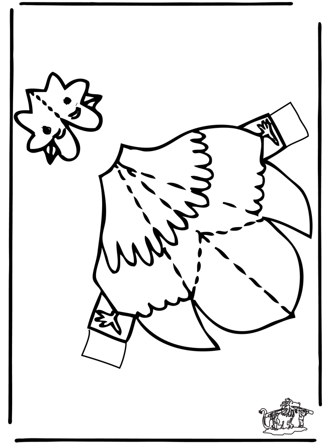 Malvorlage: Huhn (Tiere) #17410 - Kostenlose Malvorlagen zum Ausdrucken