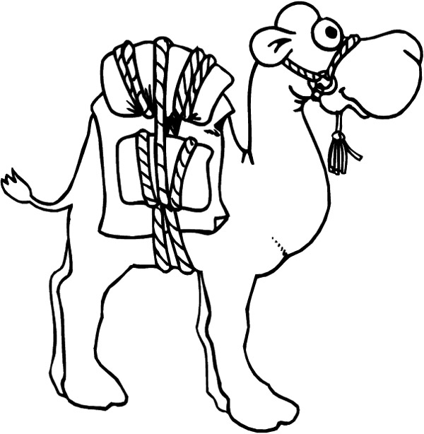Malvorlage: Kamel (Tiere) #1663 - Kostenlose Malvorlagen zum Ausdrucken