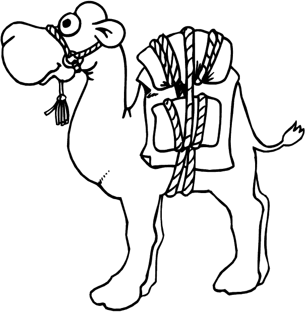 Malvorlage: Kamel (Tiere) #1671 - Kostenlose Malvorlagen zum Ausdrucken
