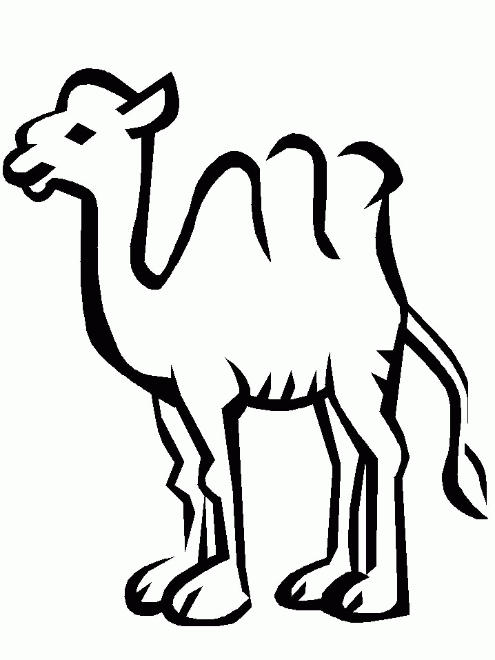Malvorlage: Kamel (Tiere) #1693 - Kostenlose Malvorlagen zum Ausdrucken