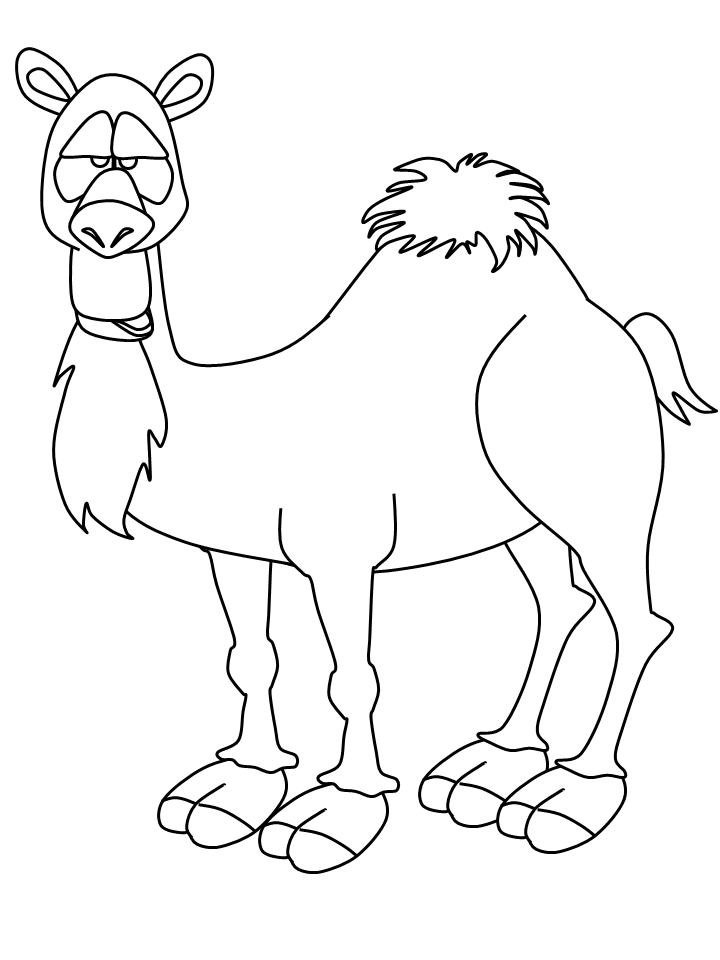 Malvorlage: Kamel (Tiere) #1704 - Kostenlose Malvorlagen zum Ausdrucken