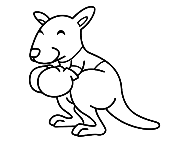 Malvorlage: Känguru (Tiere) #9156 - Kostenlose Malvorlagen zum Ausdrucken