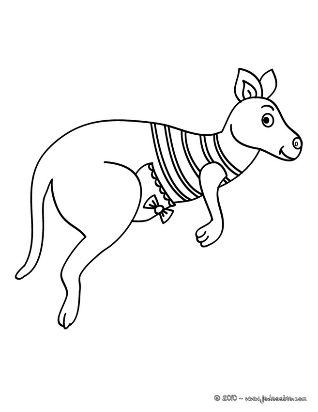Malvorlage: Känguru (Tiere) #9187 - Kostenlose Malvorlagen zum Ausdrucken