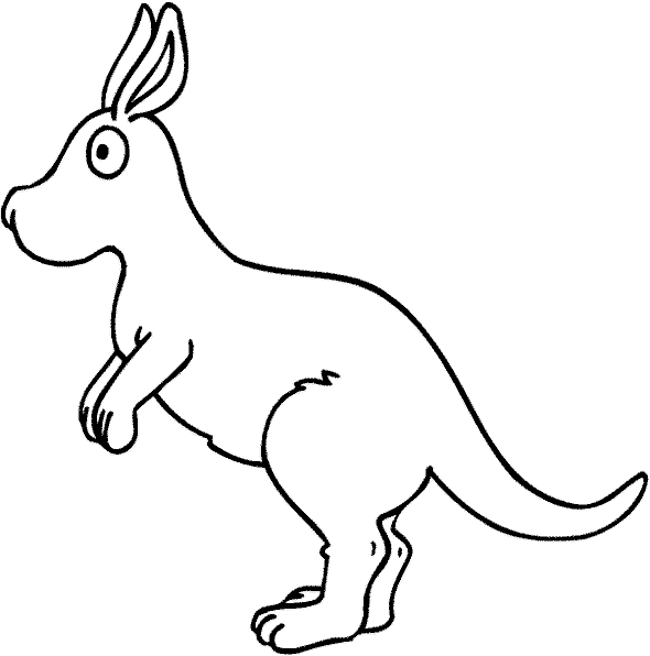 Malvorlage: Känguru (Tiere) #9206 - Kostenlose Malvorlagen zum Ausdrucken