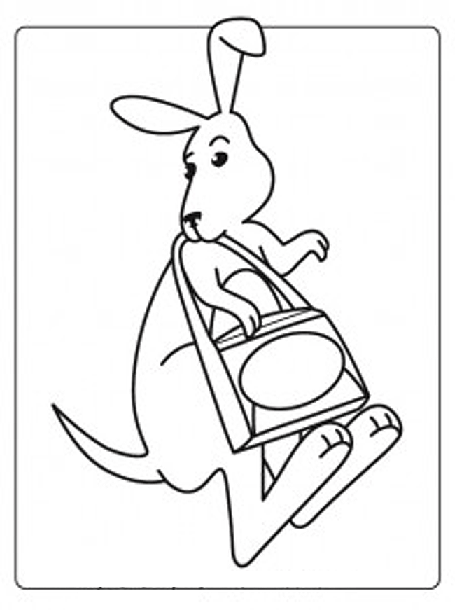 Malvorlage: Känguru (Tiere) #9273 - Kostenlose Malvorlagen zum Ausdrucken