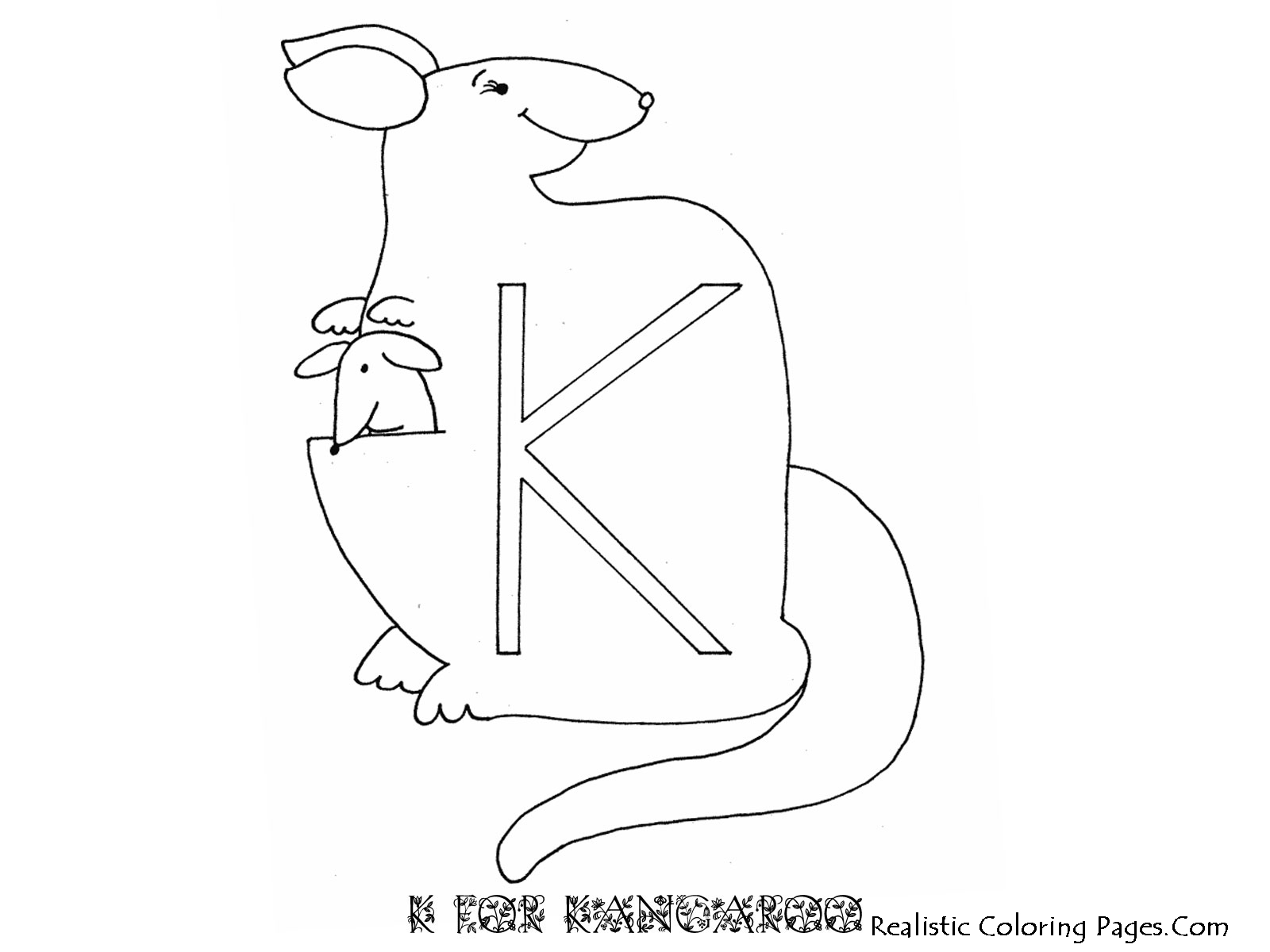 Malvorlage: Känguru (Tiere) #9288 - Kostenlose Malvorlagen zum Ausdrucken