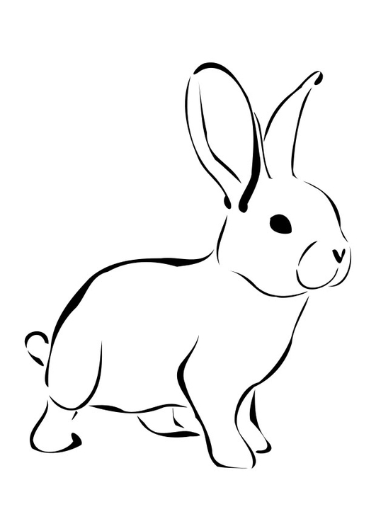 Malvorlage: Kaninchen (Tiere) #9528 - Kostenlose Malvorlagen zum Ausdrucken