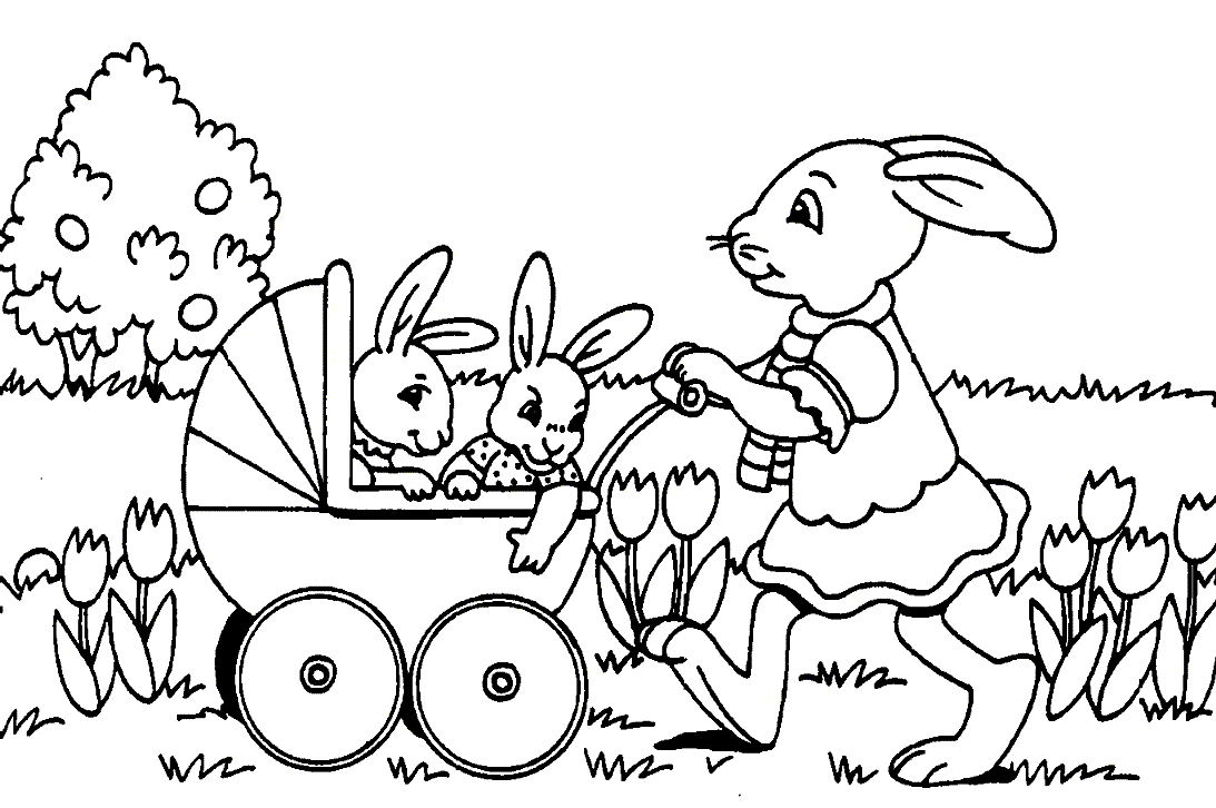 Malvorlage: Kaninchen (Tiere) #9576 - Kostenlose Malvorlagen zum Ausdrucken