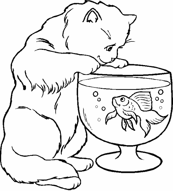 Malvorlage: Katze (Tiere) #1782 - Kostenlose Malvorlagen zum Ausdrucken