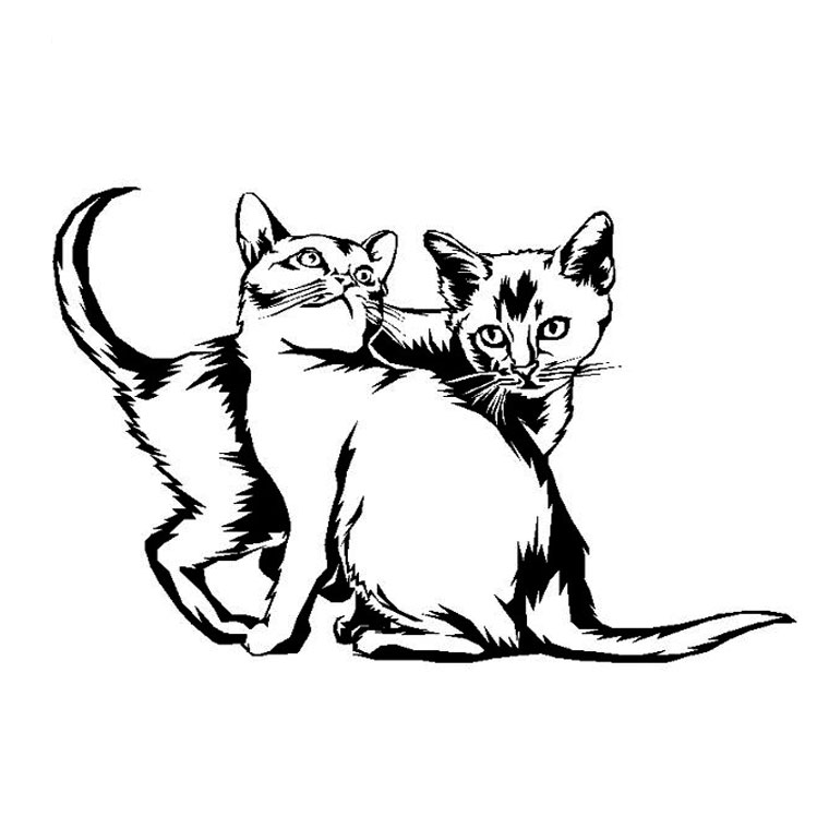 Malvorlage: Katze (Tiere) #1785 - Kostenlose Malvorlagen zum Ausdrucken