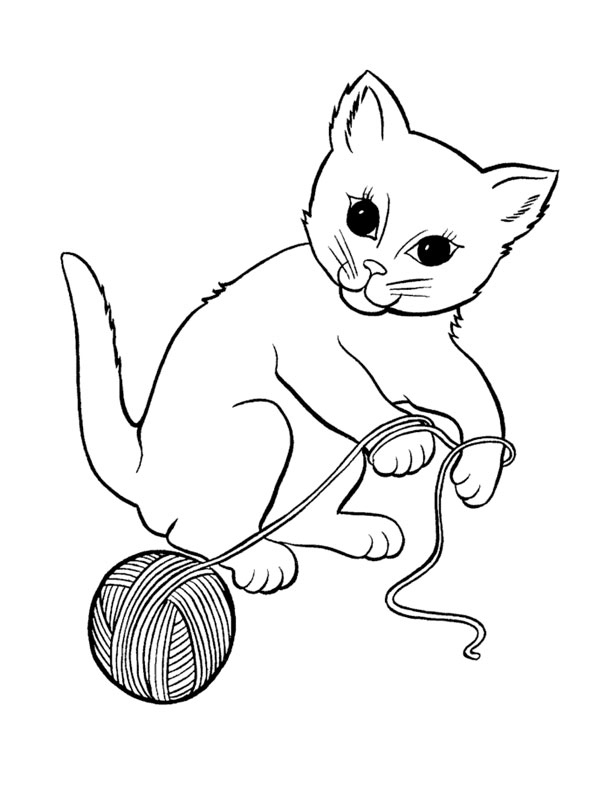 Malvorlage: Katze (Tiere) #1810 - Kostenlose Malvorlagen zum Ausdrucken