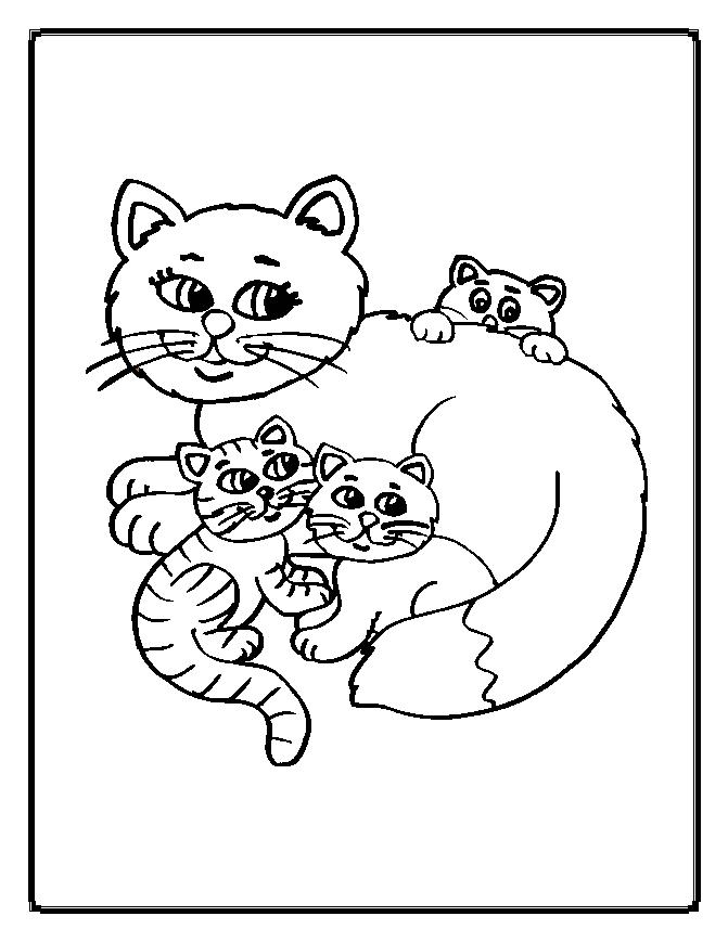 Malvorlage: Katze (Tiere) #1833 - Kostenlose Malvorlagen zum Ausdrucken