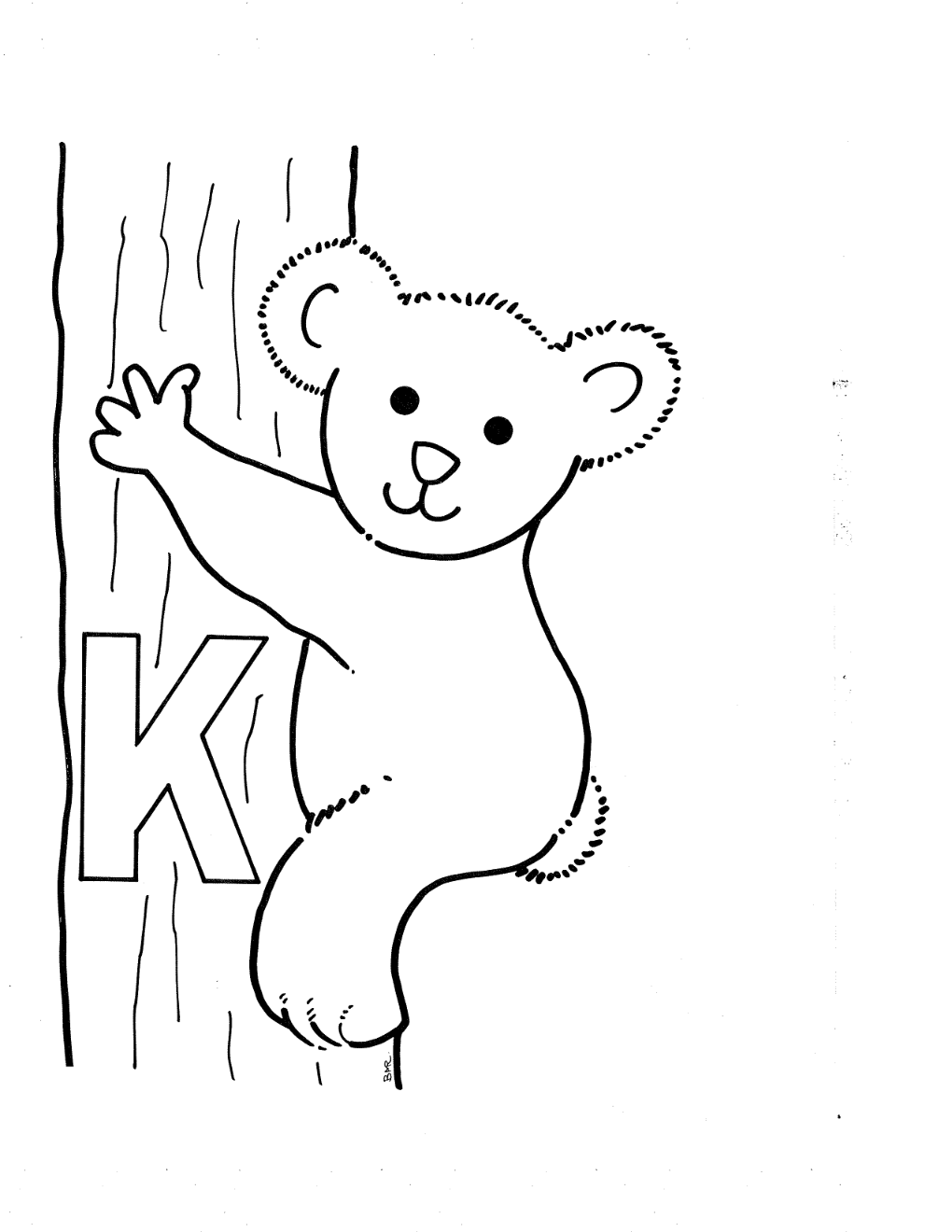 Malvorlage: Koala (Tiere) #9417 - Kostenlose Malvorlagen zum Ausdrucken