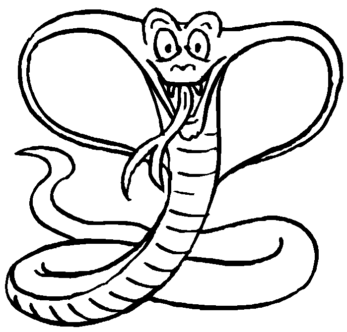 Malvorlage: Kobra (Tiere) #3224 - Kostenlose Malvorlagen zum Ausdrucken